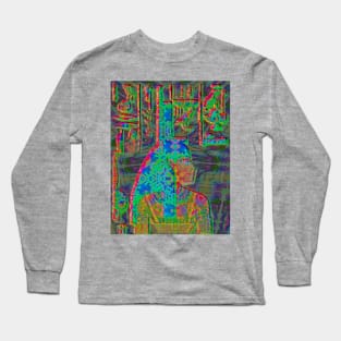 Egyptian script with goddess Long Sleeve T-Shirt